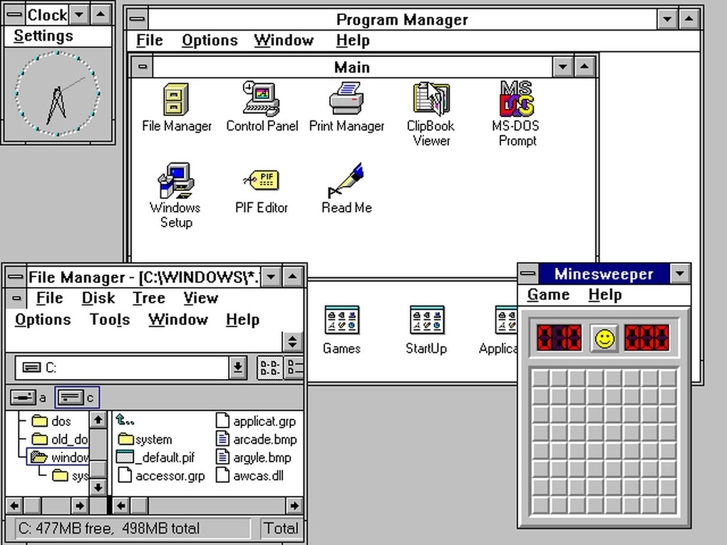 ویندوز 3 1990