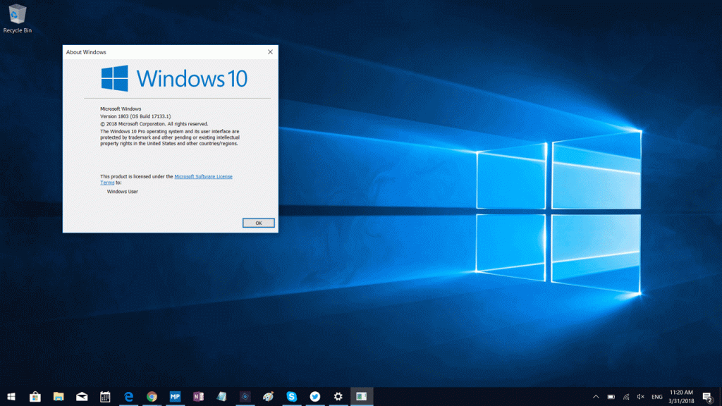 دانلود ویندوز 10 بیلد 1803