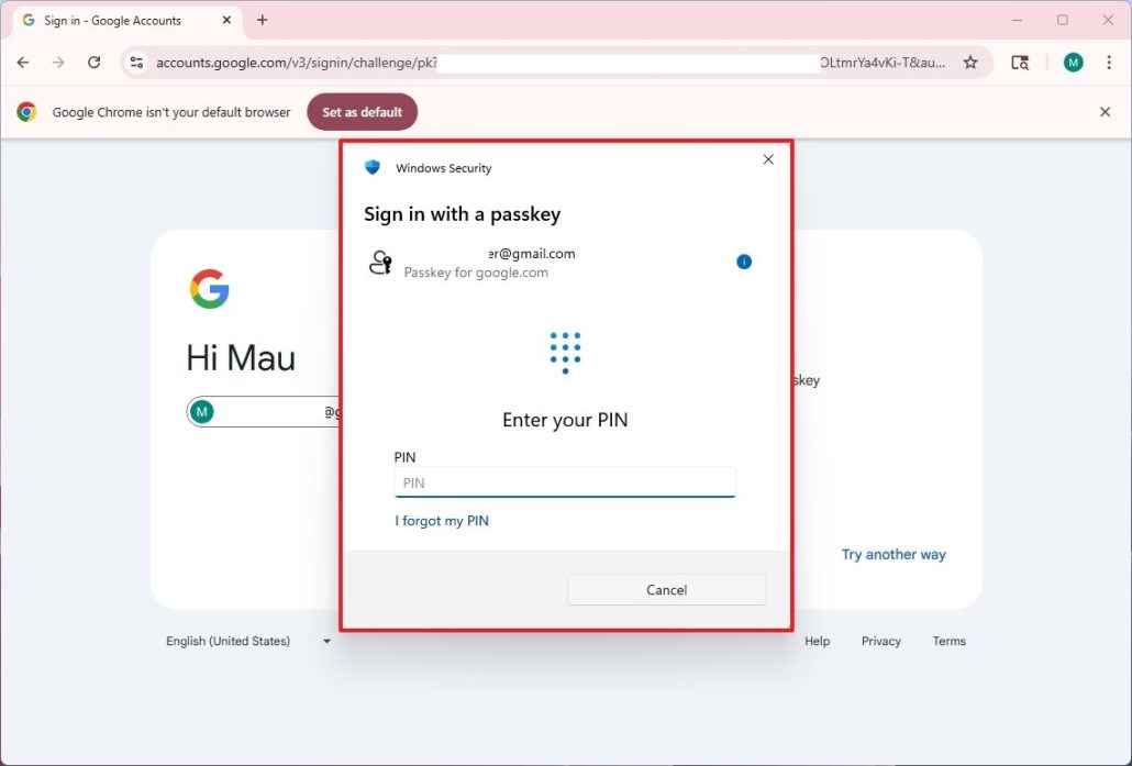 Passkey یا Windows Recall